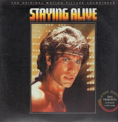 LP Bee Gees a.o. The OST - Staying Alive (Életben Maradni) NEAR MINT Gong