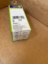 Leviton Toggle Double-Pole AC Quiet Switch, Industrial Grade, 30 Amp 120/277