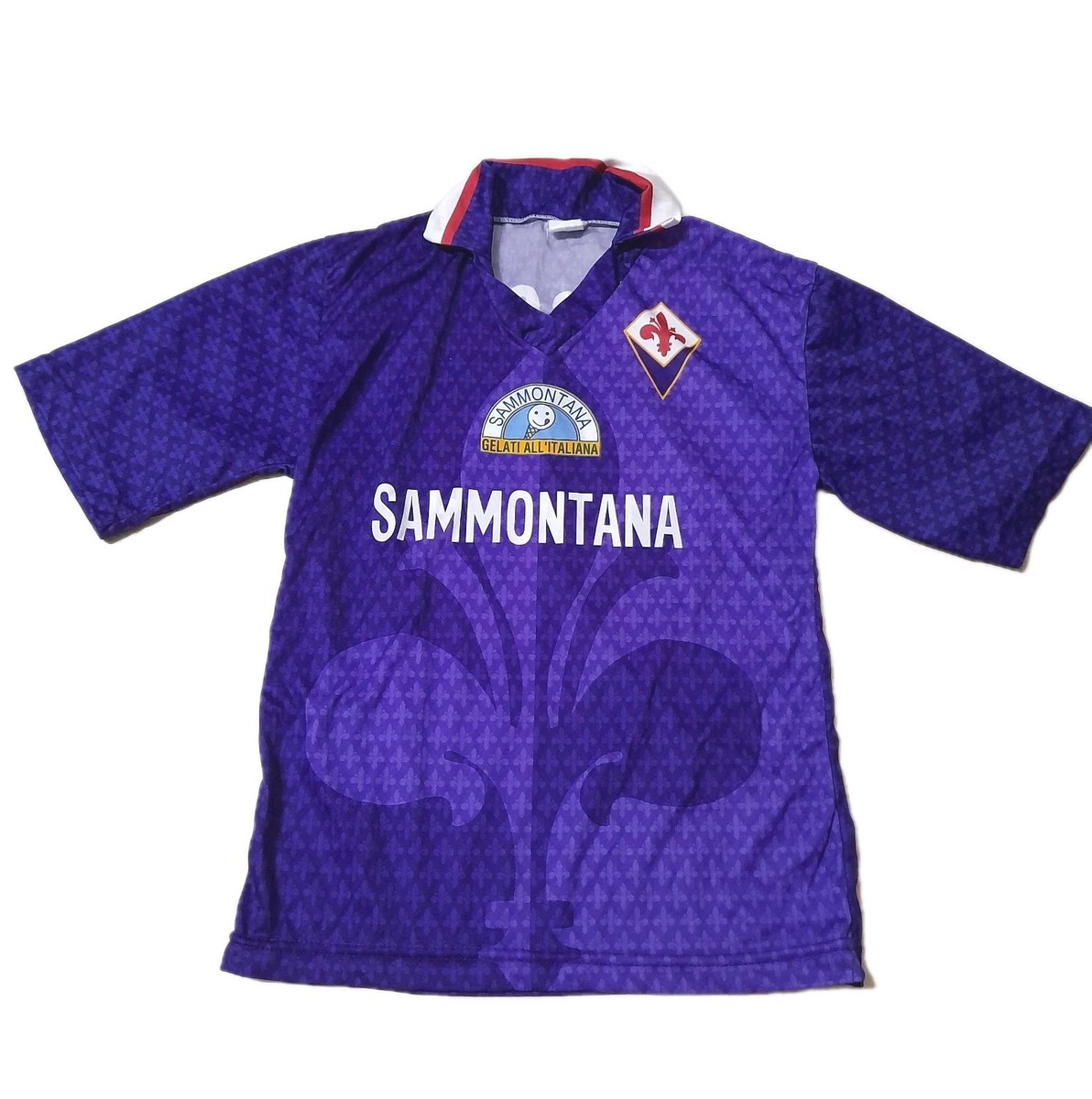 ウェア AC Fiorentina Rui Costa 10 Jersey Maglia Fiorentina Shirt 1995 1997 Rui Costa #10 Calcio Football