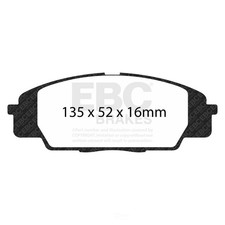 Disc Brake Pad Set-Si EBC Brake DP21254