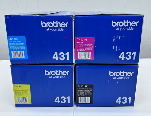 Brother TN-431 Standard-Yield Toner - Pack of 4 (Black/Cyan/Magenta/Yellow) - Picture 2 of 4