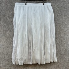 Alfred Dunner Women's Skirt Measurements in Photos Elastic Waist Pleated