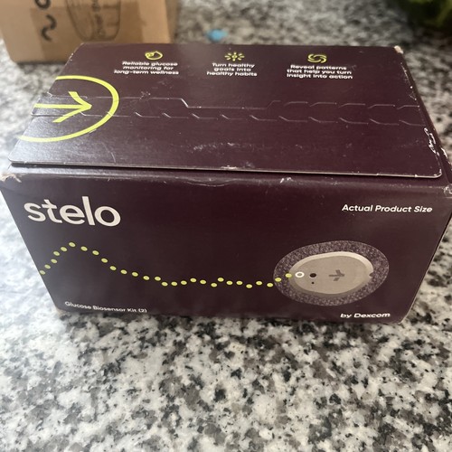 Stelo Glucose Biosensor Kit (2 Pack) By Dexcom Diabetes Brand New EXP 9/30/26