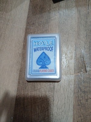 Hoyle Waterproof Clear Playing Cards 