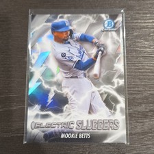 Topps Bowman Chrome Mookie Betts Los Angeles Dodgers Electric Sluggers #ES-5