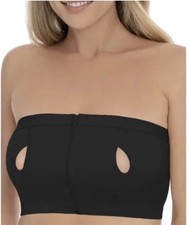 Secret Treasures Hands Free Bandeau Breast Pump Bra Black Size Small