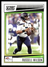 Russell Wilson 2022 Score #174 Broncos NFL READ FREE SHIPPING AutographDen