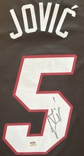 Nikola Jovic Signed Autographed Miami Heat Nike Jersey PSA/DNA COA