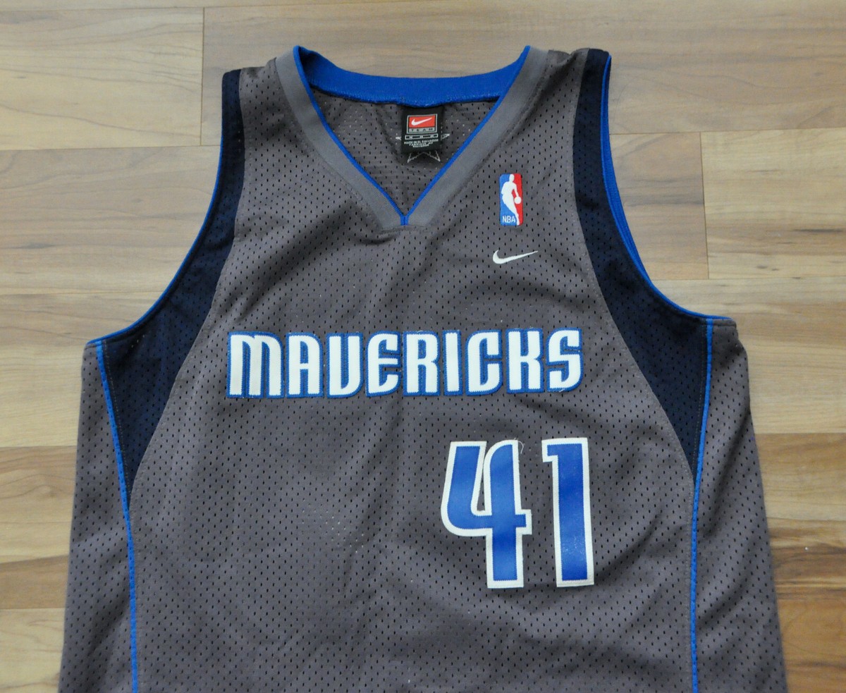 Dirk Nowitzki Dallas Mavericks Nike Jersey Swingman Alt Gray