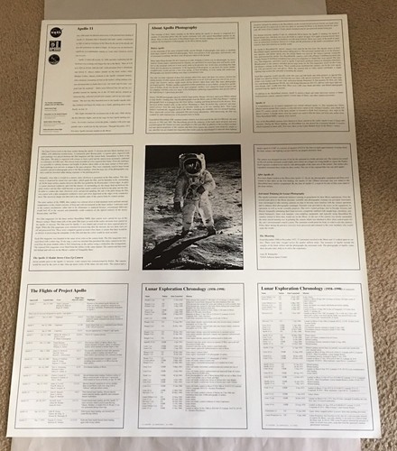 Póster del 30 aniversario de la NASA de la NASA 25,5"" x 33"" vintage 1998 - Imagen 7 de 10