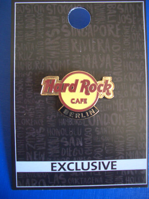 HRC Hard Rock Cafe Berlin Classic Logo Holo Pick Back 4LC new