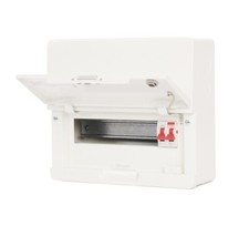 Contactum 10w Consumer Unit 100A Isolator Defender 2