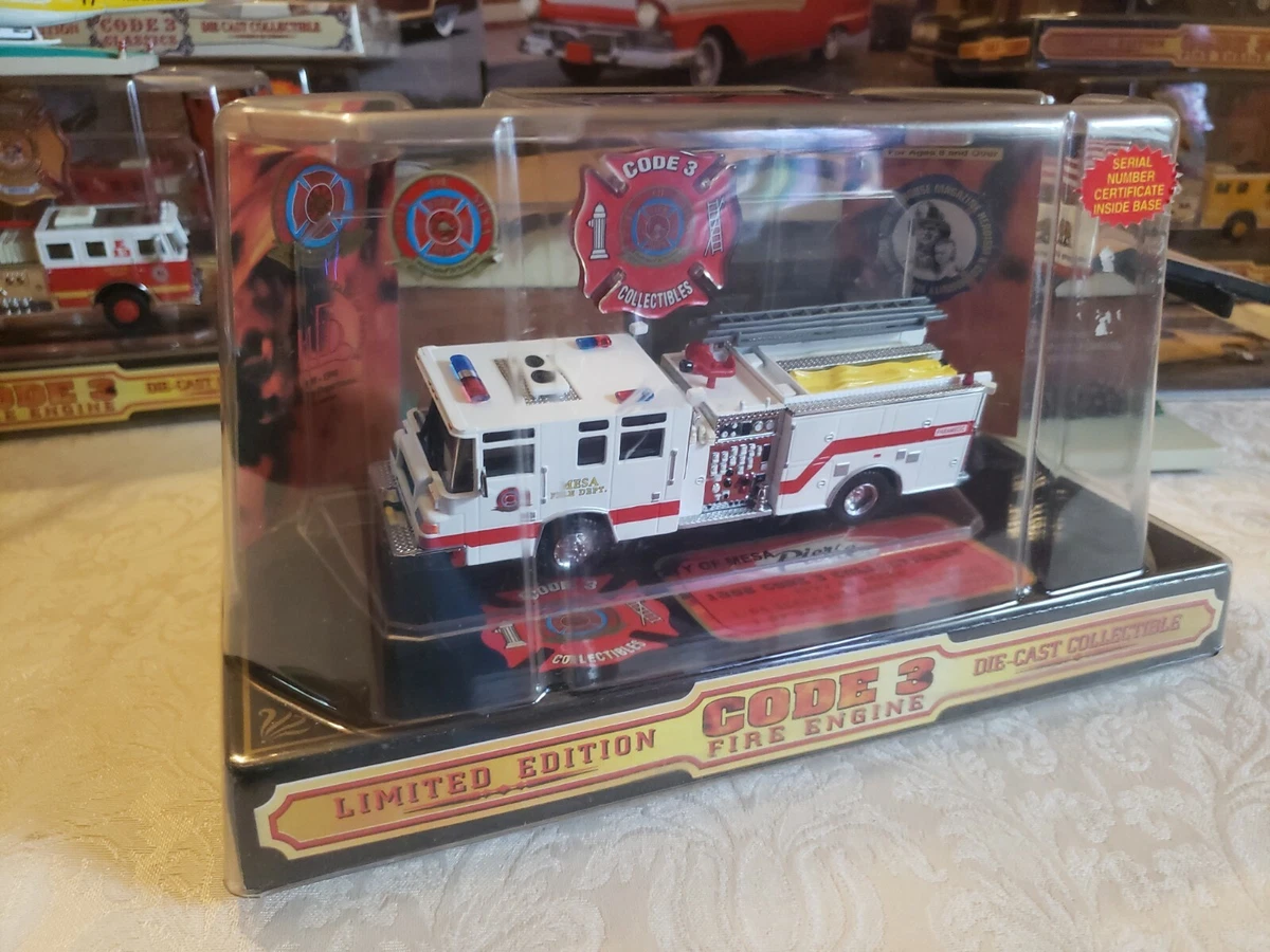 CODE 3 1 64 SCALE DIE CAST FIRE ENGINE CITY OF MESA FIRE