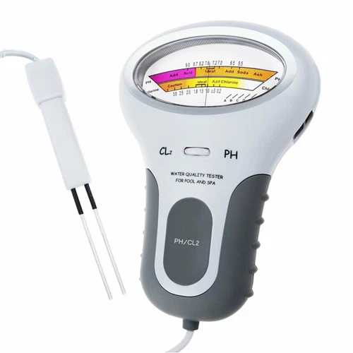 Elektronischer Wassertester für Chlor und pH-Wert Pool Messgerät Wasserqualität - Bild 7 von 12