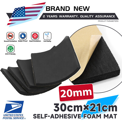 5.4ft² 4/5  Sound Deadener Car Automotive Block Heat Shield Noise Insulation Mat