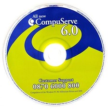 Version 6.0 CompuServe / AOL Collectible, Install Disc, Vintage Sign-up CD!