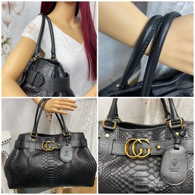 GU_DE（グッド）正規品/送料関税込み Song Yi Bag-Black (Croc) Any Bag - Black (Croc Embossed)