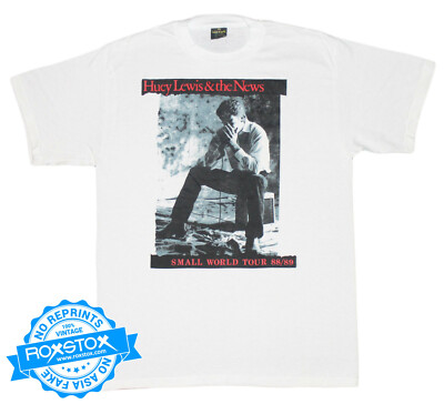 HUEY LEWIS & THE NEWS Shirt 1988 für Starship Speedwagon Loverboy Foreigner Fans