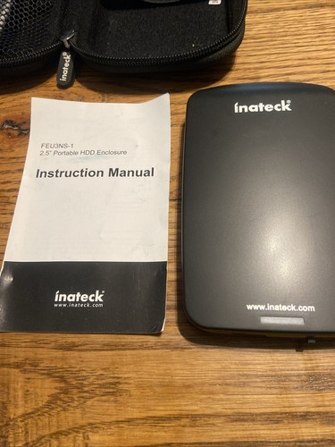 Inateck (FEU3NS-1) Portable 2.5" HDD Enclosure Sabrent USB 3.0 HD Untested - Picture 2 of 12