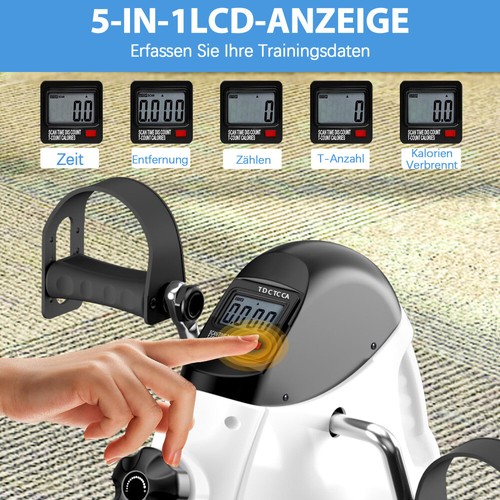 LCD Pedaltrainer Mini Heimtrainer Arm&Beintrainer Fitness Bike fahrrad Trimmrad - Bild 27 von 53