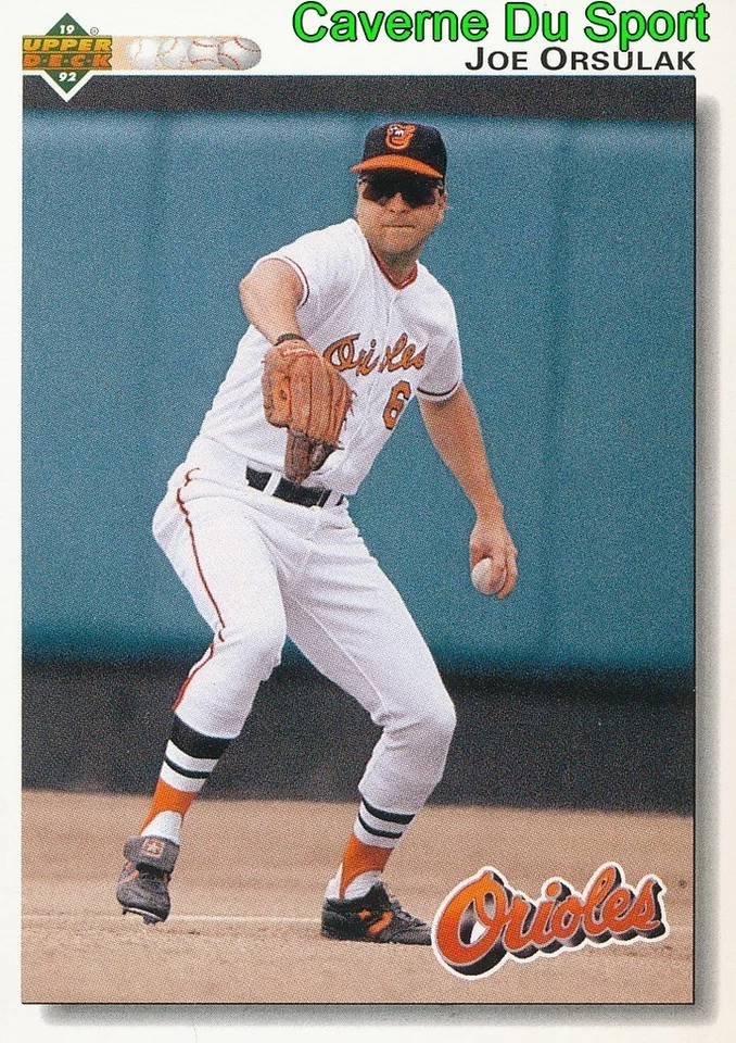 207 JOE ORSULAK BALTIMORE ORIOLES BASEBALL CARD UPPER DECK 1992 - Photo 1/1