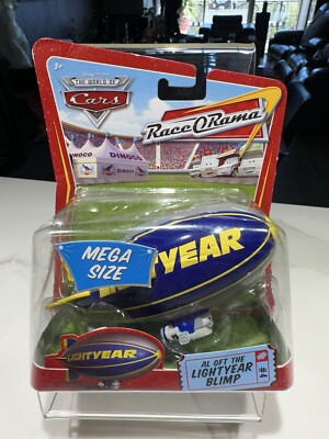 Pixar The World Of Cars #4 Al Oft The Lightyear Blimp Race O Rama MEGA Size 5 L
