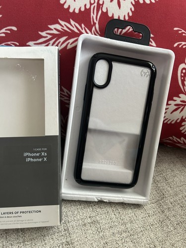 Speck Presidio V-Grip Hülle für iPhone Xs Max - klar/schwarz - Bild 3 von 3