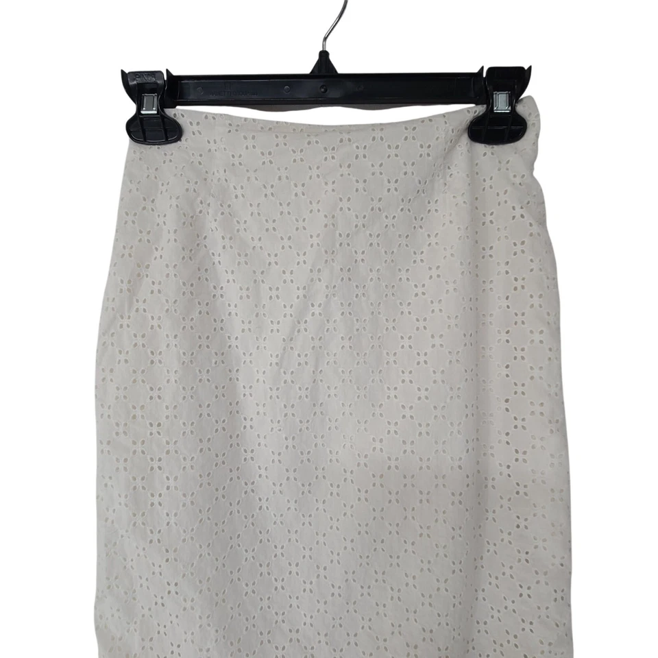 Женская мини-юбка David Meister кремовая размер 2 - Изображение 3 из 4