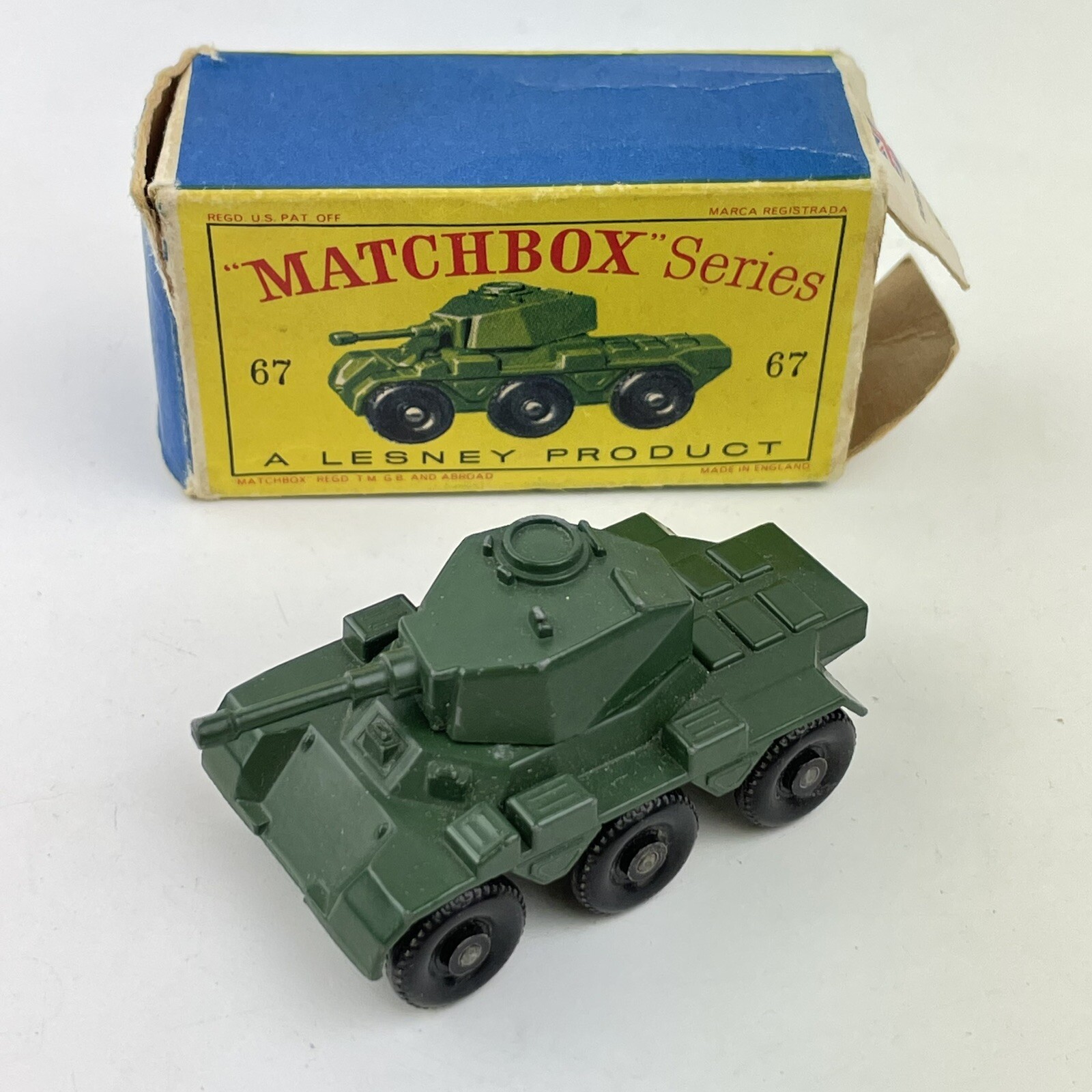 Matchbox 67a, Saladin Armoured Car - Free Price Guide & Review