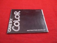Nintendo Game Boy Color Console System Instruction Manual Booklet ONLY