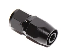 AN-10 AN10 Straight Swivel Fuel Oil Gas Line Hose End Fitting Adapter BLACK