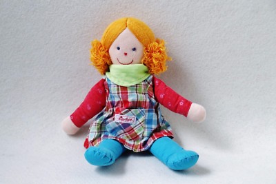 Sigikid Babydolly Mädchen      Kleid Puppe Stoffpuppe Schmusepuppe (T156)
