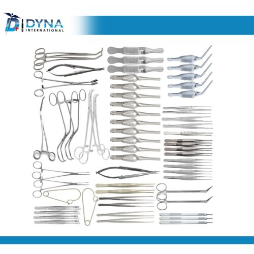 Major Vascular Surgery Set of 61Pcs Surgical Specialty Surgical Instrument Set - Photo 1/2