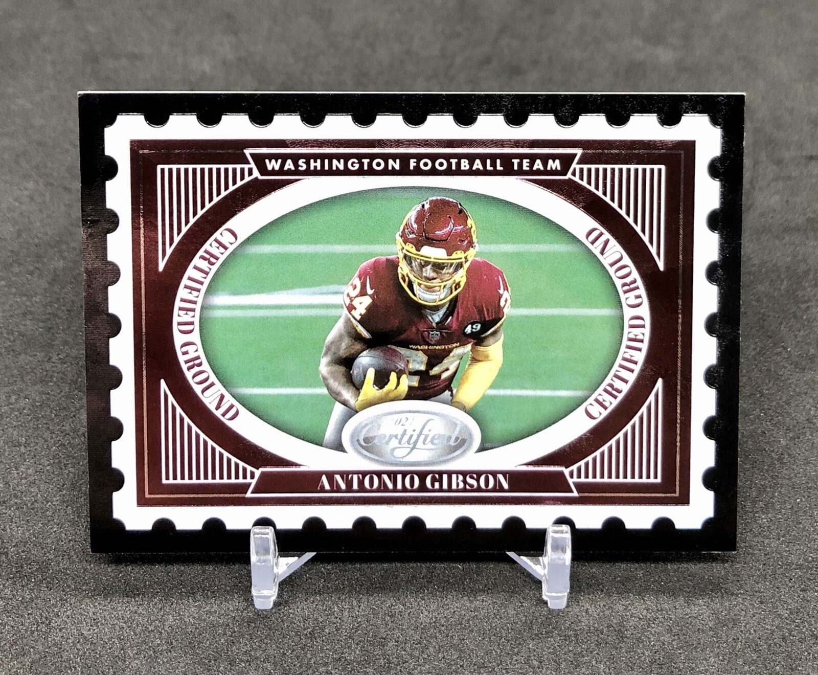 2021 Certified Antonio Gibson CERTIFIED GROUND CASE HIT SSP #CG-16 “Lil Tony” 📈