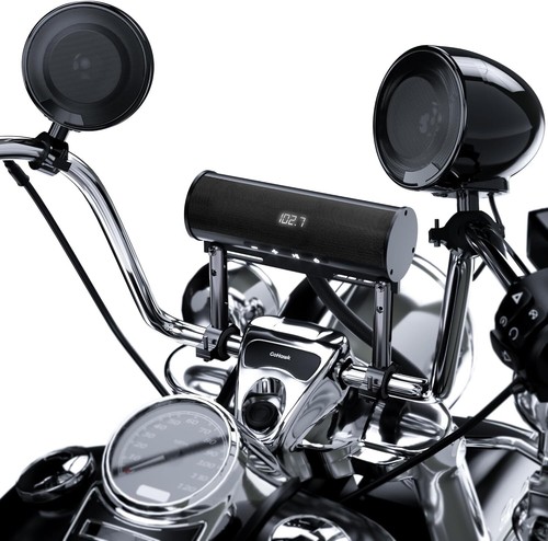 Waterproof Bluetooth Motorcycle ,ATV Stereo 4 Speaker Soundbar Audio Radio MP3 - Picture 2 of 9