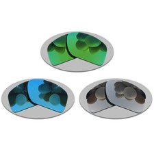 Silver Sky Blue Green Polarized Lenses Replacement For-Oakley Big Taco OO9173