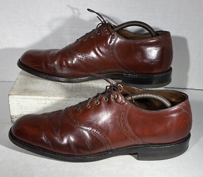 Vintage JOHNSTON & MURPHY “Aristocraft” Men's Sz 11-1/2 D Cordovan