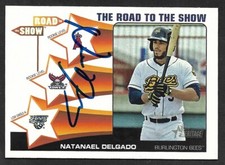 2015 HERITAGE RTTS 8  Natanael Delgado  LA ANGELS  SIGNED AUTOGRAPH AUTO COA