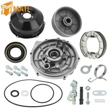 Rear Brake Plate Cover Drum Hub Seal Kit for Honda Rancher 350 TRX350 2000-2006