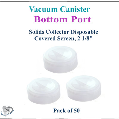 Dental Evacuation Vacuum Screen 2-1/8'' or 1-7/8 Diametr, Closed vacuum traps