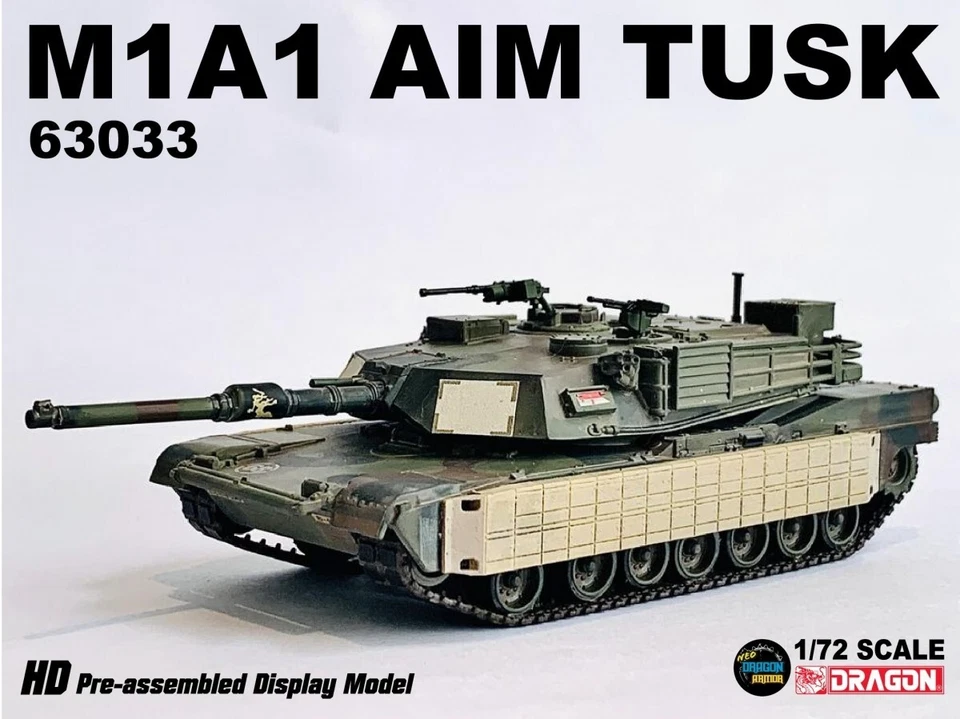 Dragon 1:72 63033 M1A1 TUSK Abrams US Army 4th Cavalry "Quarterhorse", Iraq 2004 - Image 2 of 4