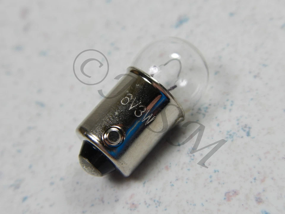 NEW OEM HONDA STANLEY NEUTRAL INDICATOR LIGHT BULB 6V 3W 5050-004 - Image 2 of 4