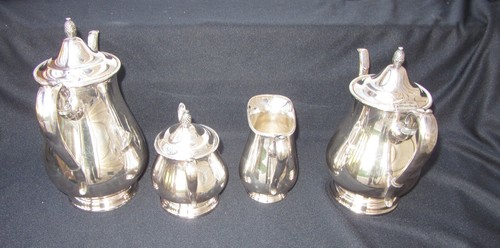 VTG 'JAMESTOWN' REED & BARTON 4 PC TEA SERVICE #1800 -03 - Picture 4 of 6