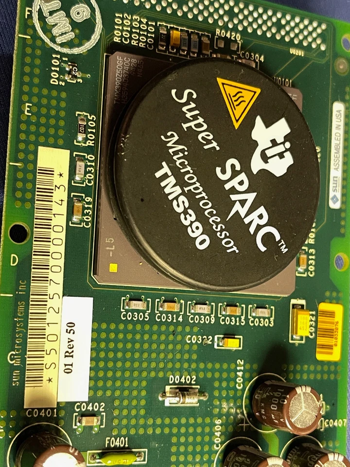Sun 501-2570 w/TMS390 SuperSPARC Module SPARC 10 SERIES LAST ONE - Image 2 of 3
