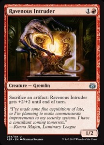 Ravenous Intruder x4 - Aether Revolt - NM-Mint, English - Aether Revolt