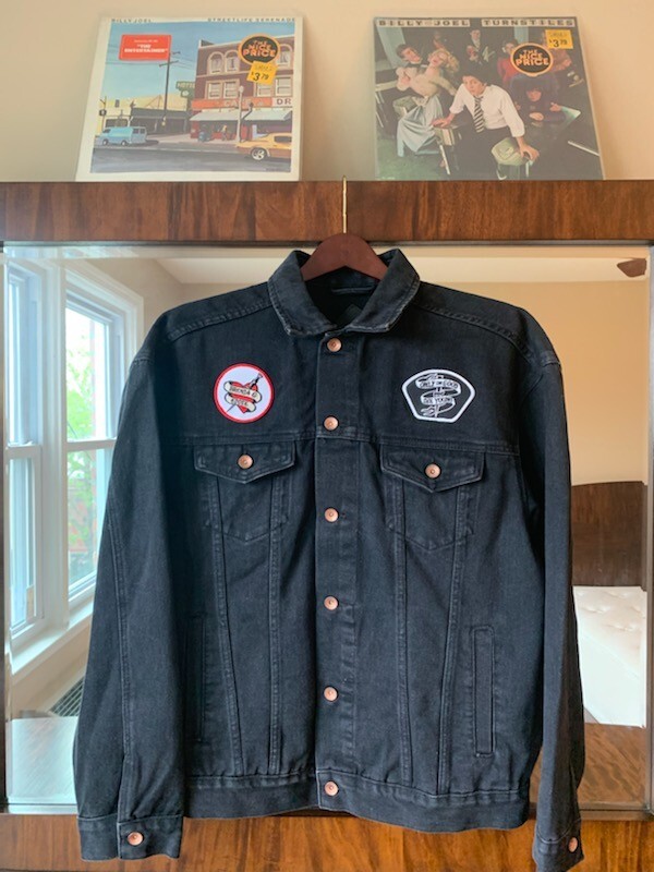 RARE 2018 40TH  BILLY JOEL LIMITED EDITON 1-100 DENIM JACKET NEVER WORN BRANDNEW