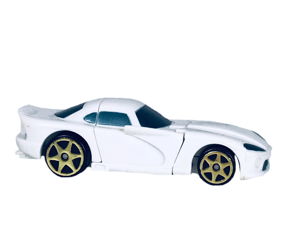 Hasbro Transformers Mini Con White Dodge Viper Car Rare Vintage 2001 Takara Toy