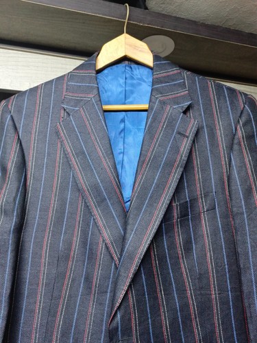 Vintage handtailored Magee classic 100% Linen summer suit jacket blazer 42R - Picture 3 of 12