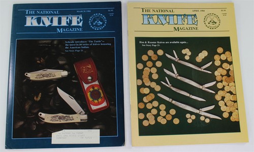 National Knife Collector Magazine Lot of 12 Issues From 1984 Full Year - Picture 3 of 12