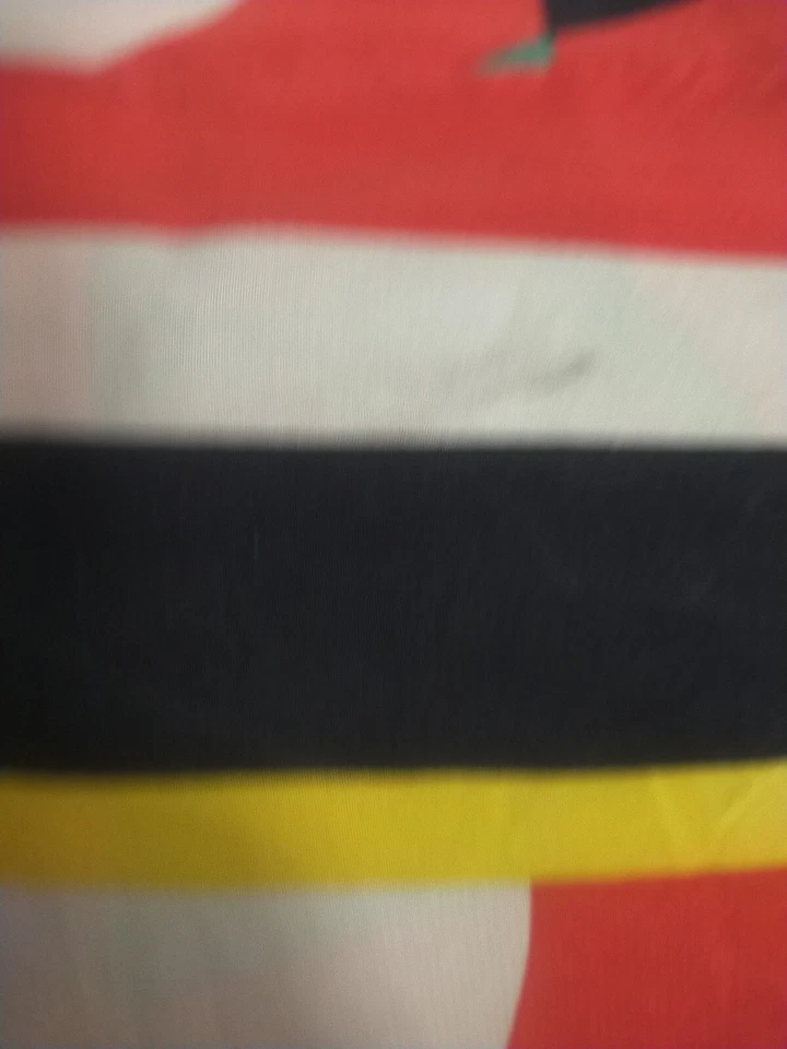 Bufanda de seda cuadrada roja a cuadros Missoni 34 pulgadas #A42 Foto 4 de 4